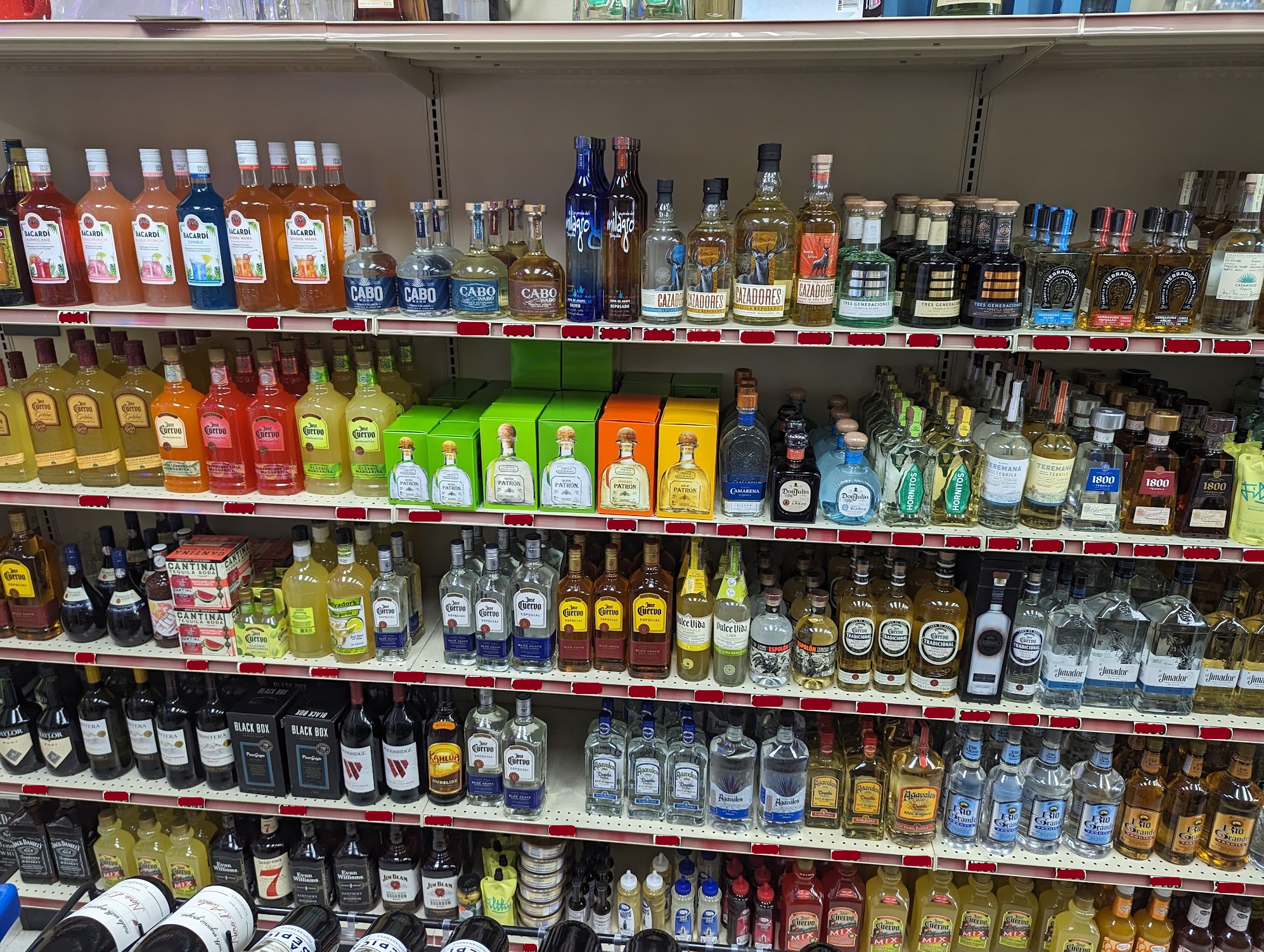 Tequila selection